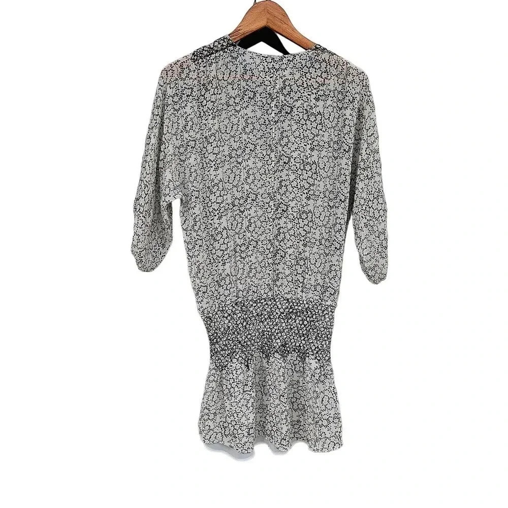 Ulla Johnson Samira Smocked Waist Dress Dove Size 0 - Picture 3 of 6